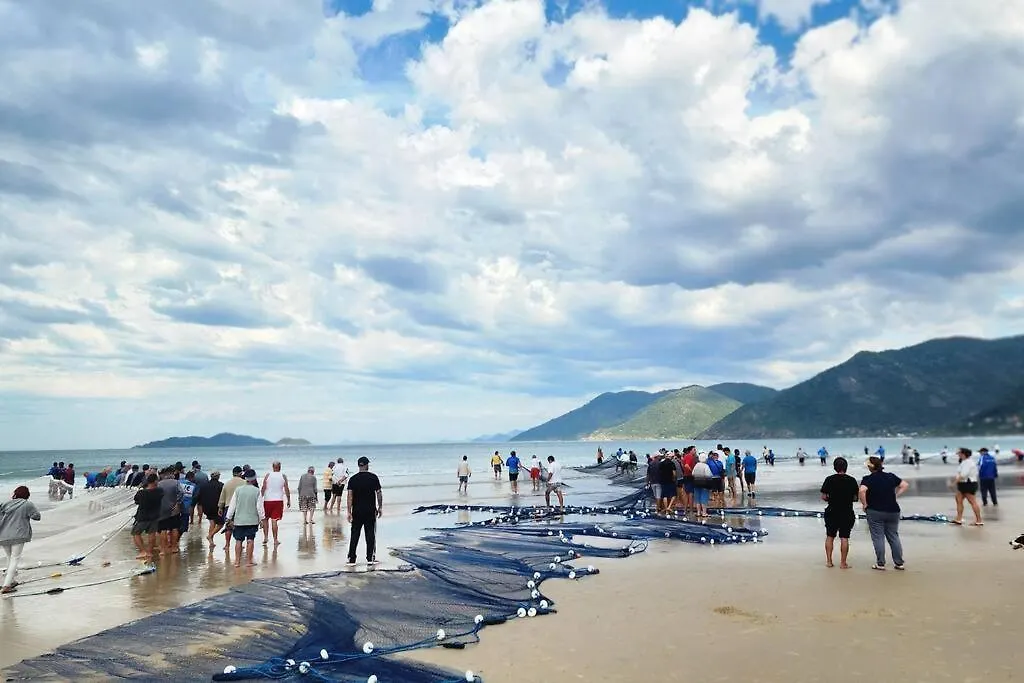 Prázdninový dům Vila Sossego E Pe Na Areia No Sul Da Ilha Florianópolis Brazílie